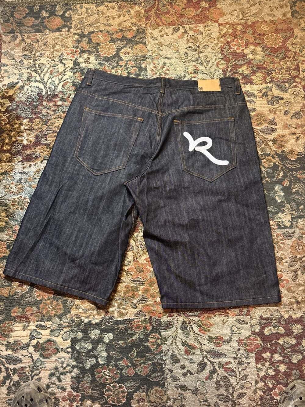 Rocawear Men's Vintage Y2K Baggy Denim Jean Shorts